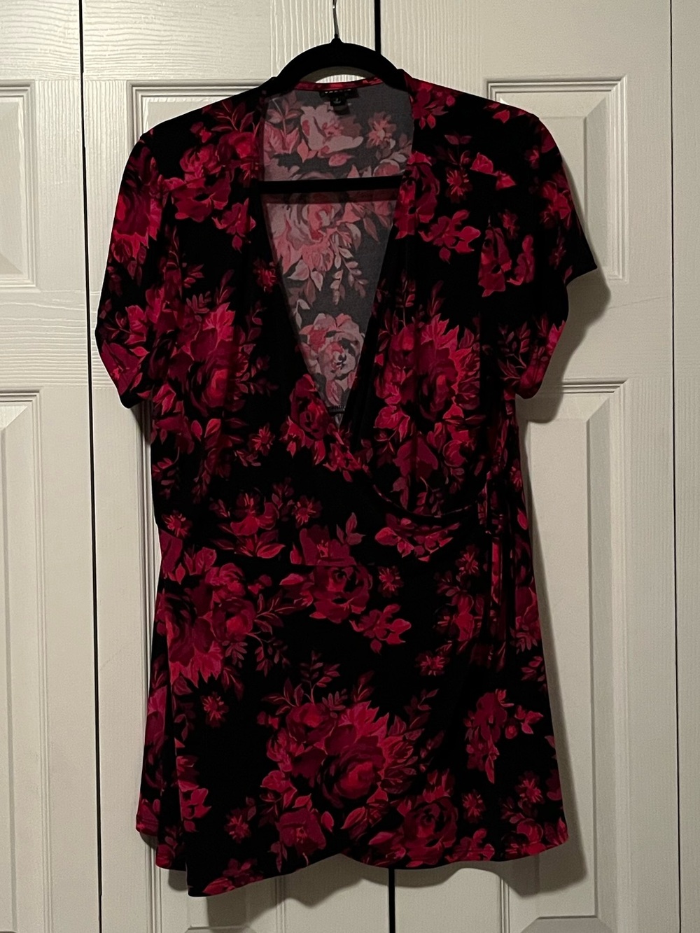 Torrid Faux Wrap Top Floral Print